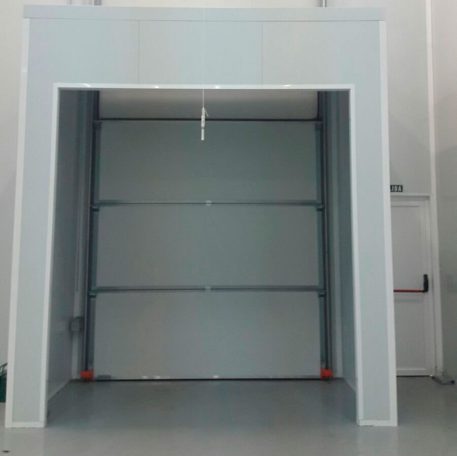 Puerta cortafuegos guillotina